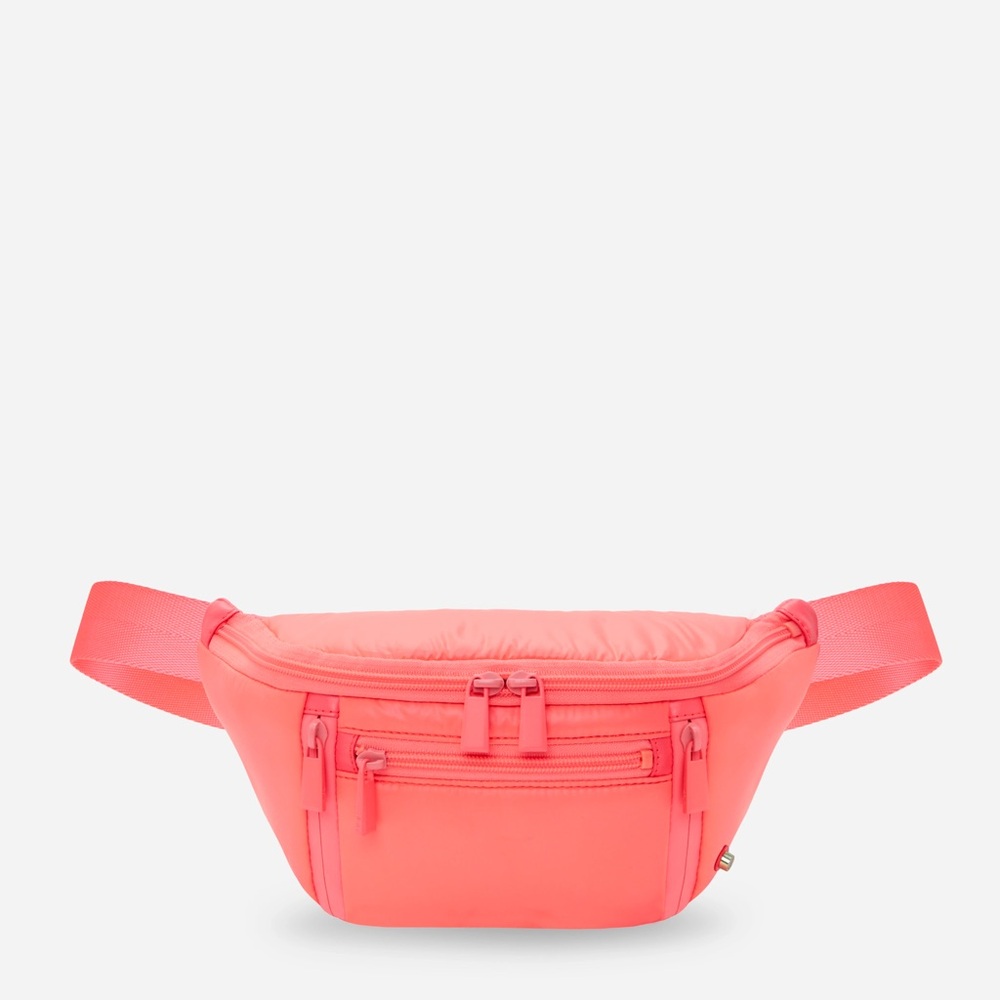 Caraa Free People Hot Pink Small Sling Neon Festival Bag